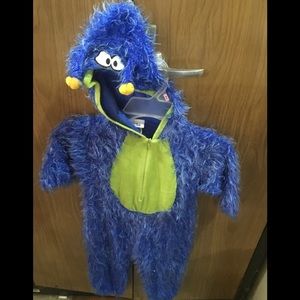 Blue monster costume size 24 months
